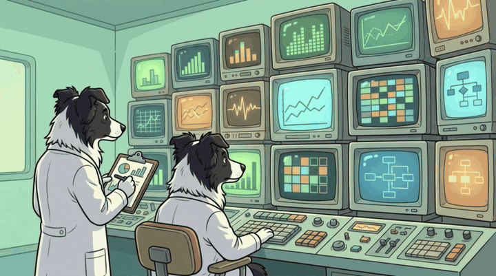 Monty monitoring digital growth signals in the Digimetrics control room